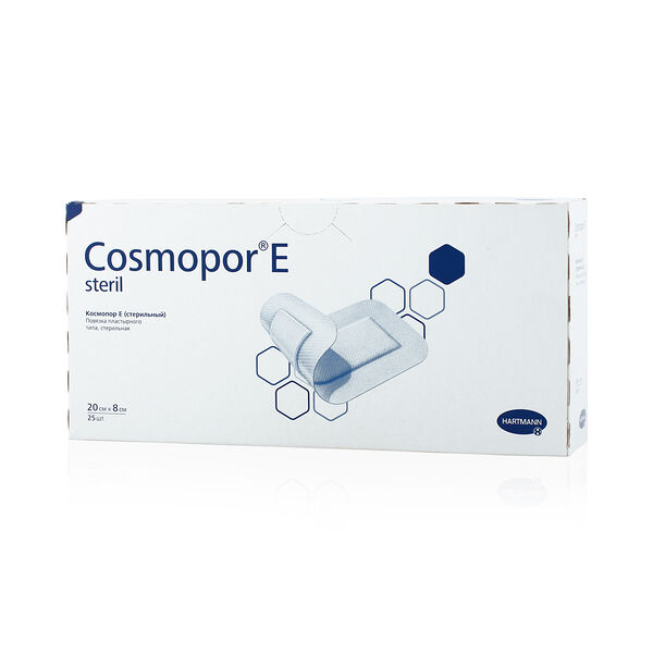 Hartmann Cosmopor Е повязка послеоперационная 20 х 8 см 25 шт