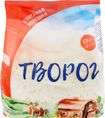 Творог АРКТИКА Классический 9%, без змж, 500г