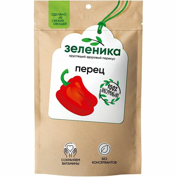 Перец сушёный Зеленика Здоровый перекус