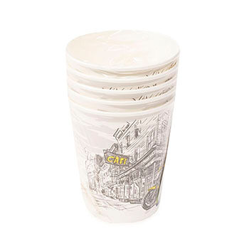 Стакан для холодных и горячих напитков Мистерия, картон 5 шт