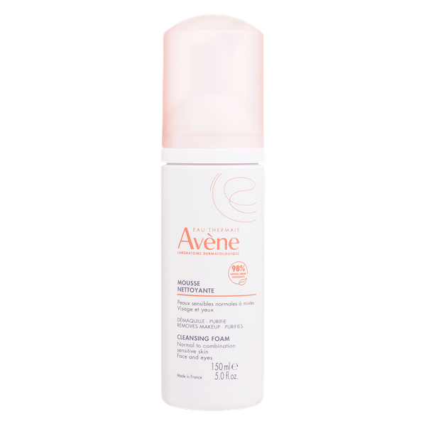 Пенка для лица очищающая Avene для снятия макияжа 150 мл