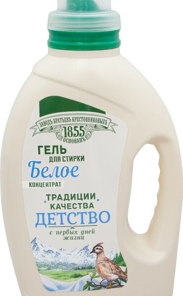 Гель для стирки Заводъ Братьевъ Крестовниковыхъ Белое для детского белья 1.2кг