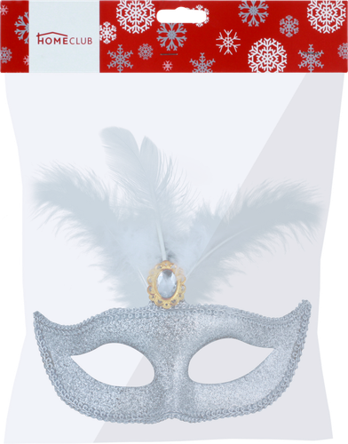 

Маска карнавальная HOMECLUB с перьями Арт. M8177, цвет в ассортименте