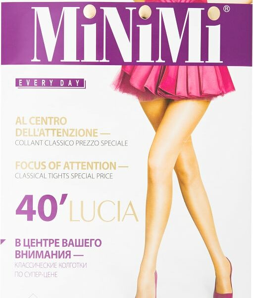 Колготки MiNiMi Lucia 40 Nero Черные Размер 2