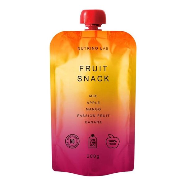 Пюре Nutrino Lab из яблока, манго, маракуйи, банана (без сахара) 200 г, Республика Сербия