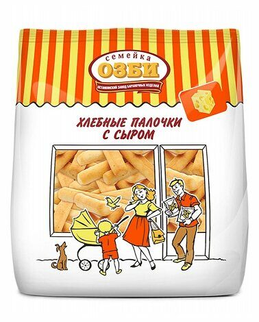 Палочки Семейка Озби с сыром