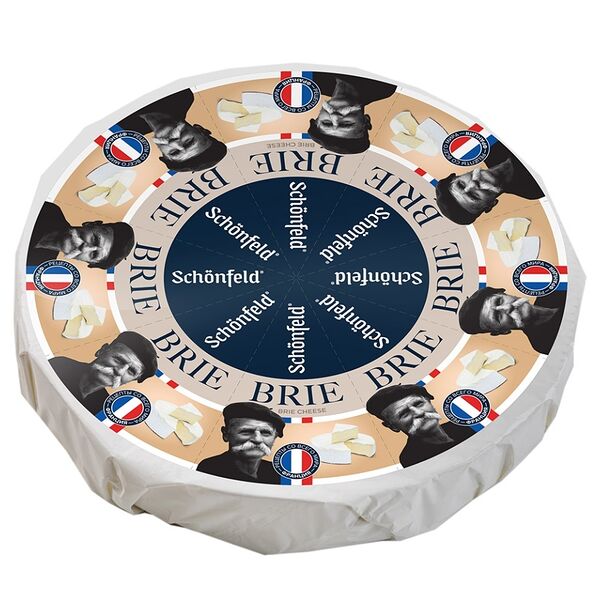Сыр Brie мягкий с белой плесенью 45%, Shonfeld, Россия, БЗМЖ вес
