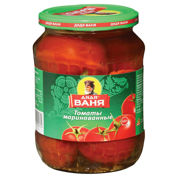 Томаты дядя ваня 680 г маринованные ст/б