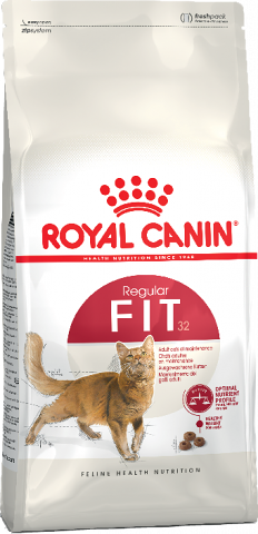 ROYAL CANIN для кошек сухой  4кг Fit для домашних, бывающих на улице