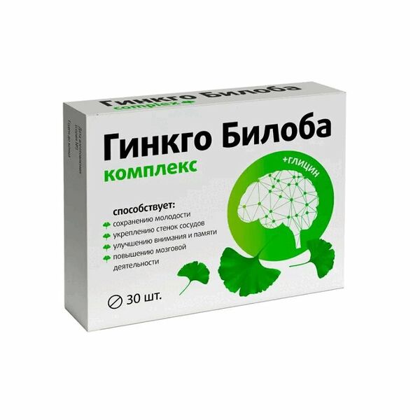 Vitamir Гинкго Билоба комплекс таблетки 30 шт
