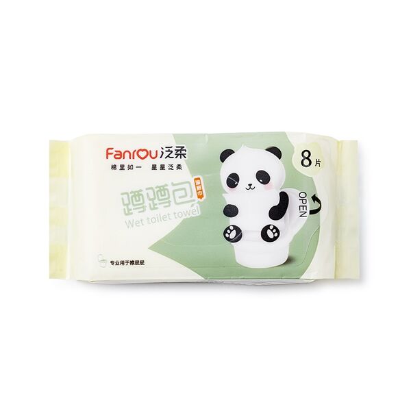 Туалетная бумага влажная биоразлагаемая, Fanrou, 8 шт., Китай