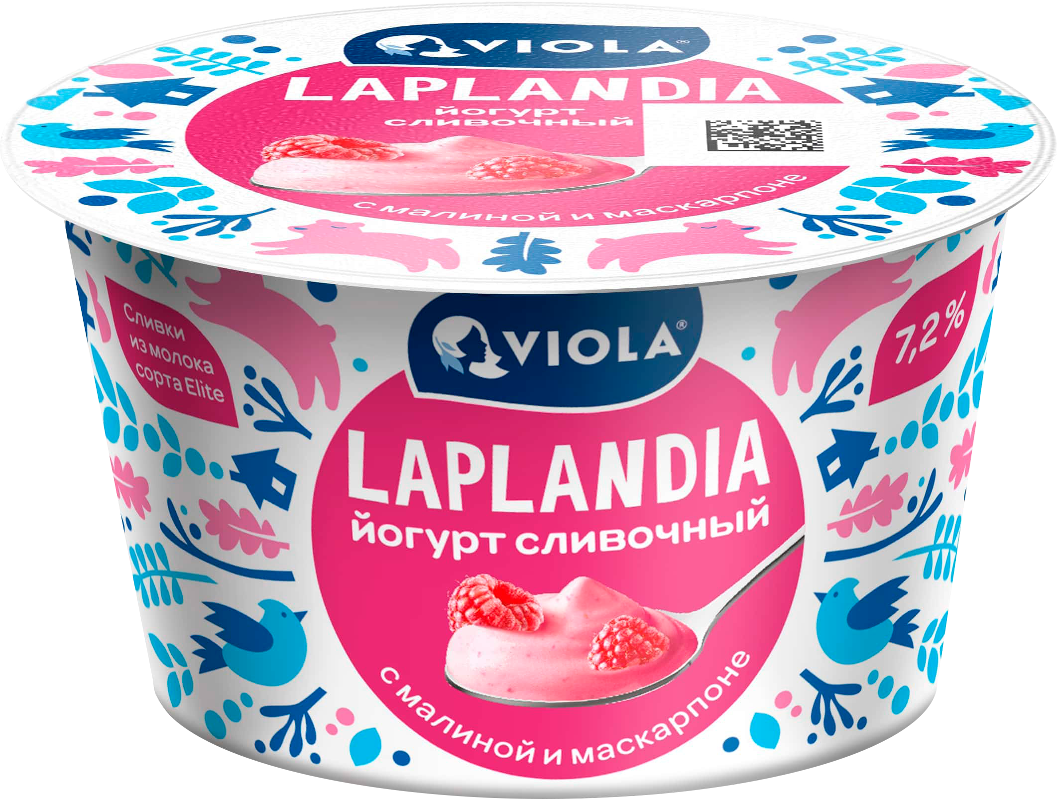

Йогурт Viola Laplandia малина-маскарпоне 7.1%