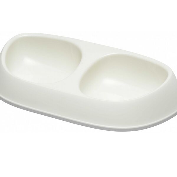Миска Sensibowls двойная 2*200 мл, белый