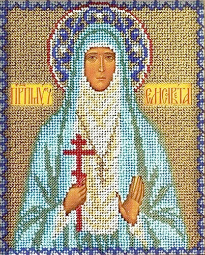 В320 Набор для вышивания бисером Кроше 'Св. Елизавета'12х14,5 см