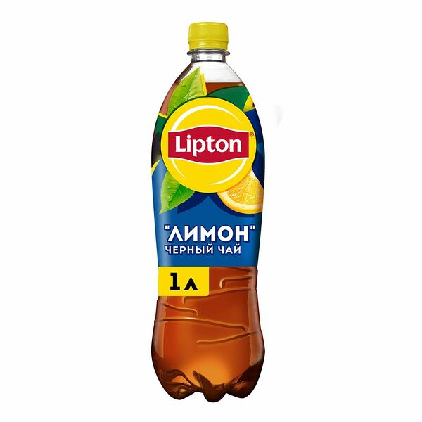 Холодный чай чёрный Lipton Лимон