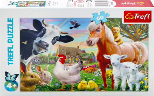 

Пазл TREFL 60 элементов, 1шт, в ассортименте