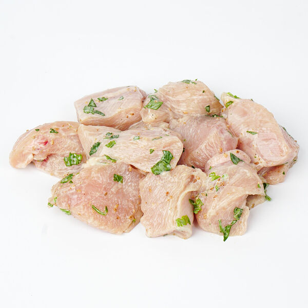 Шашлык из филе грудки куриной в ореховом маринаде