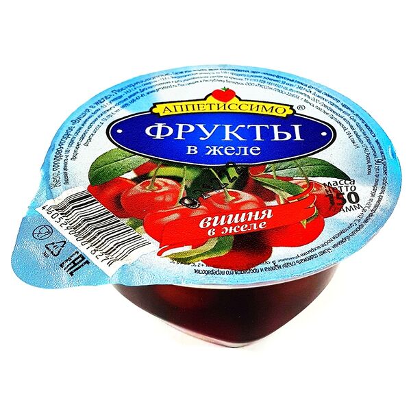 Фрукты в желе Апетиссимо вишня