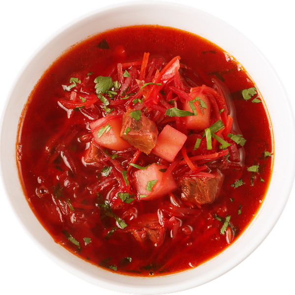 Борщ М-Кухня со свежей капустой и мясом