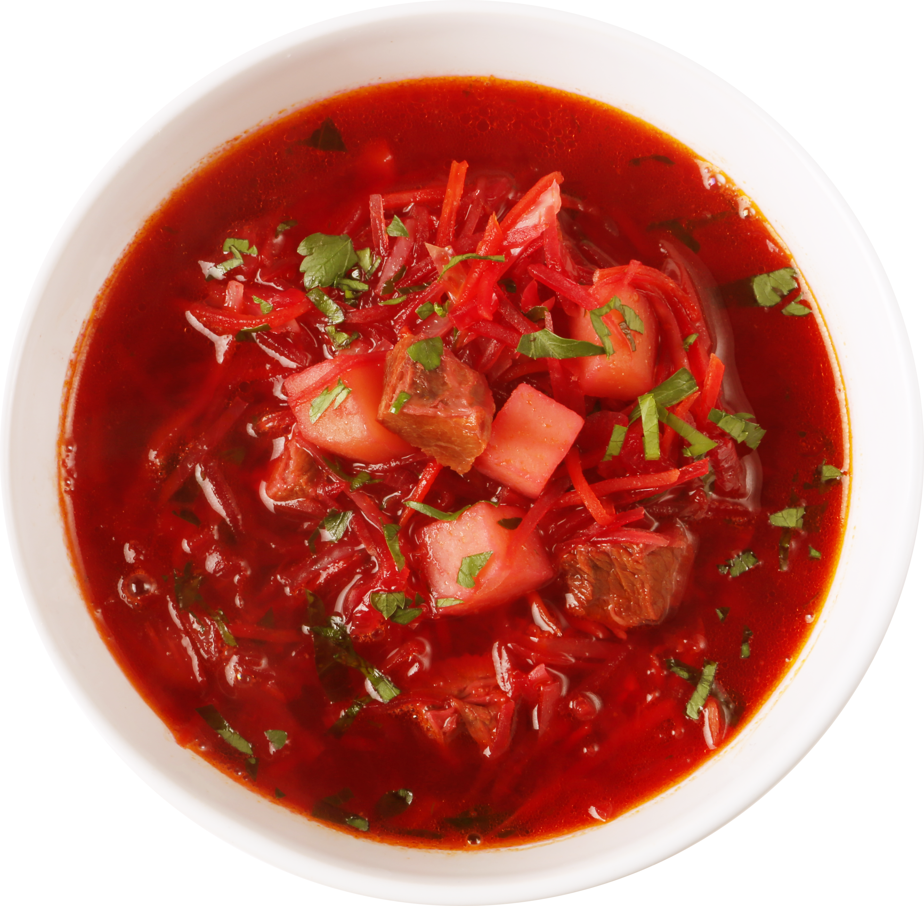 

Борщ М-Кухня со свежей капустой и мясом