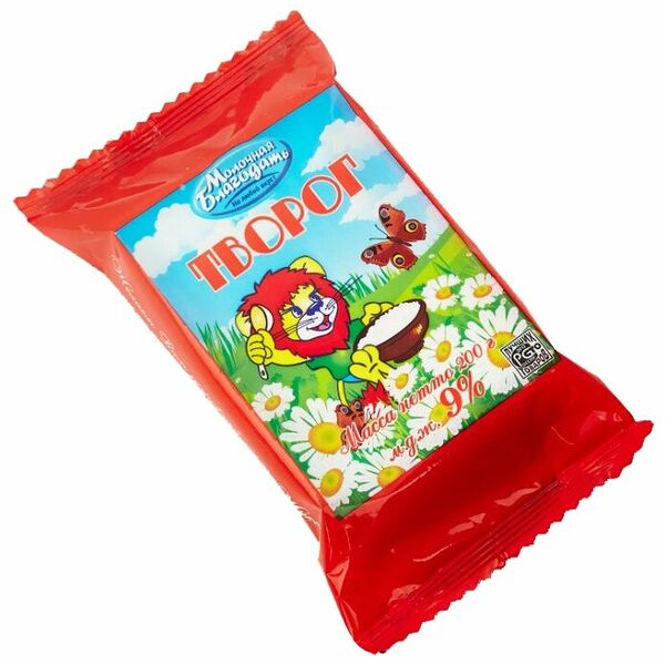 Творог Молочная Благодать 9%