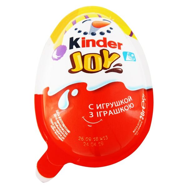 Шоколадное яйцо Kinder Joy Наряди ёлку игрушками