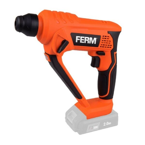 Перфоратор аккумуляторный FERM HDM1052, Li-Ion, 20 В, SDS+, 1,3 Дж, 900 об/мин