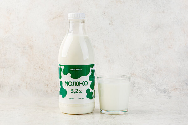 Купить Молоко 3,2% в бутылке по низкой цене с быстрой доставкой от 30 ...