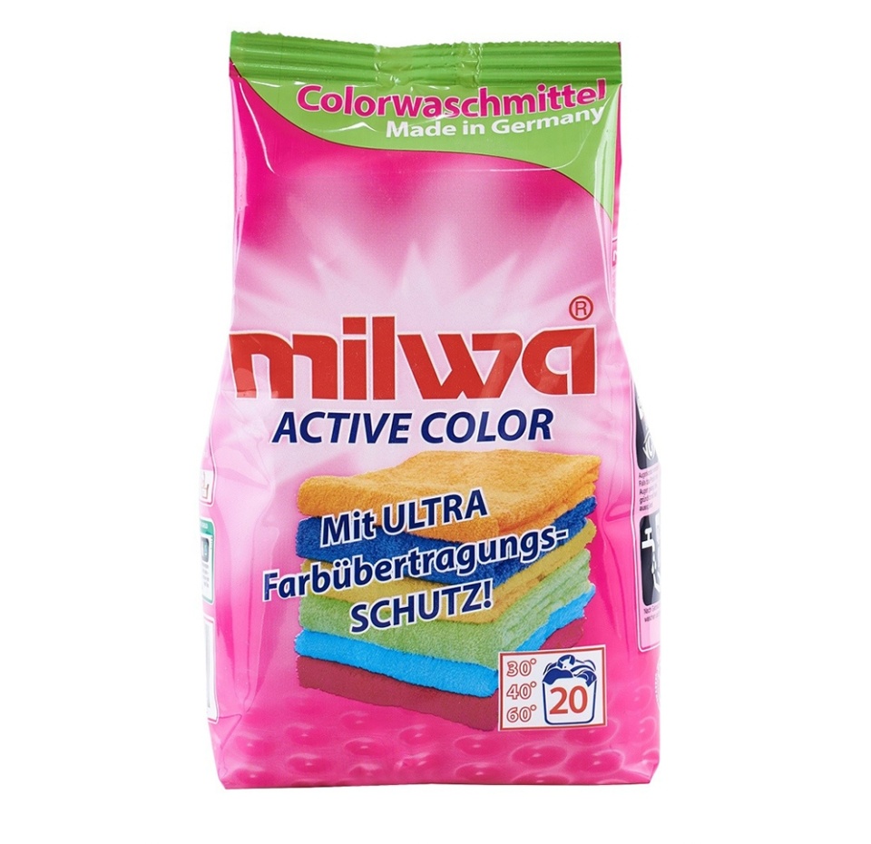

Порошок Milwa active color концентрированный для стирки цветного белья