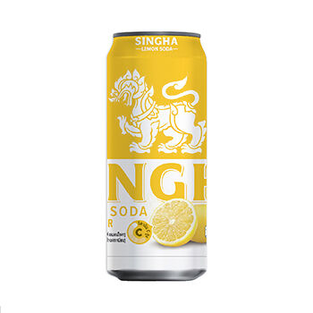 Напиток газированный Singha Lemon Soda без сахара с высоким содержанием витамина С 0.33л, Таиланд