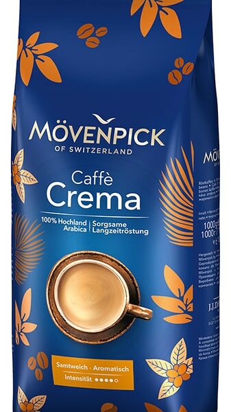 Кофе в зернах Movenpick Caffe crema 1кг