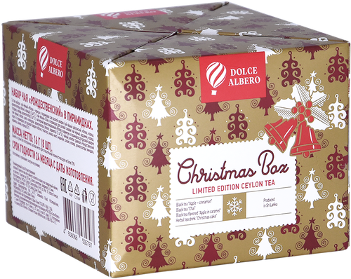 

Набор чая DOLCE ALBERO Рождественский, 8пир