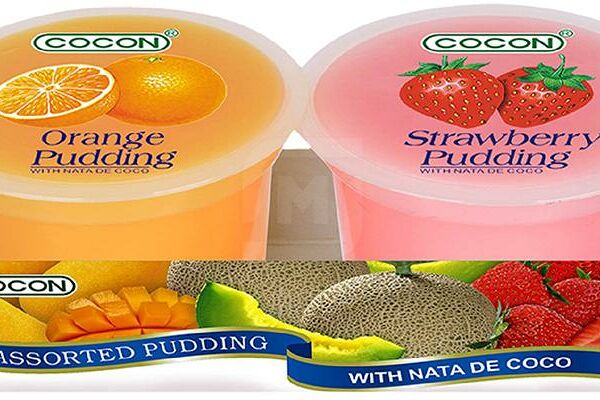 Пудинг Cocon Апельсин Клубника с кусочками фруктов 2х118г
