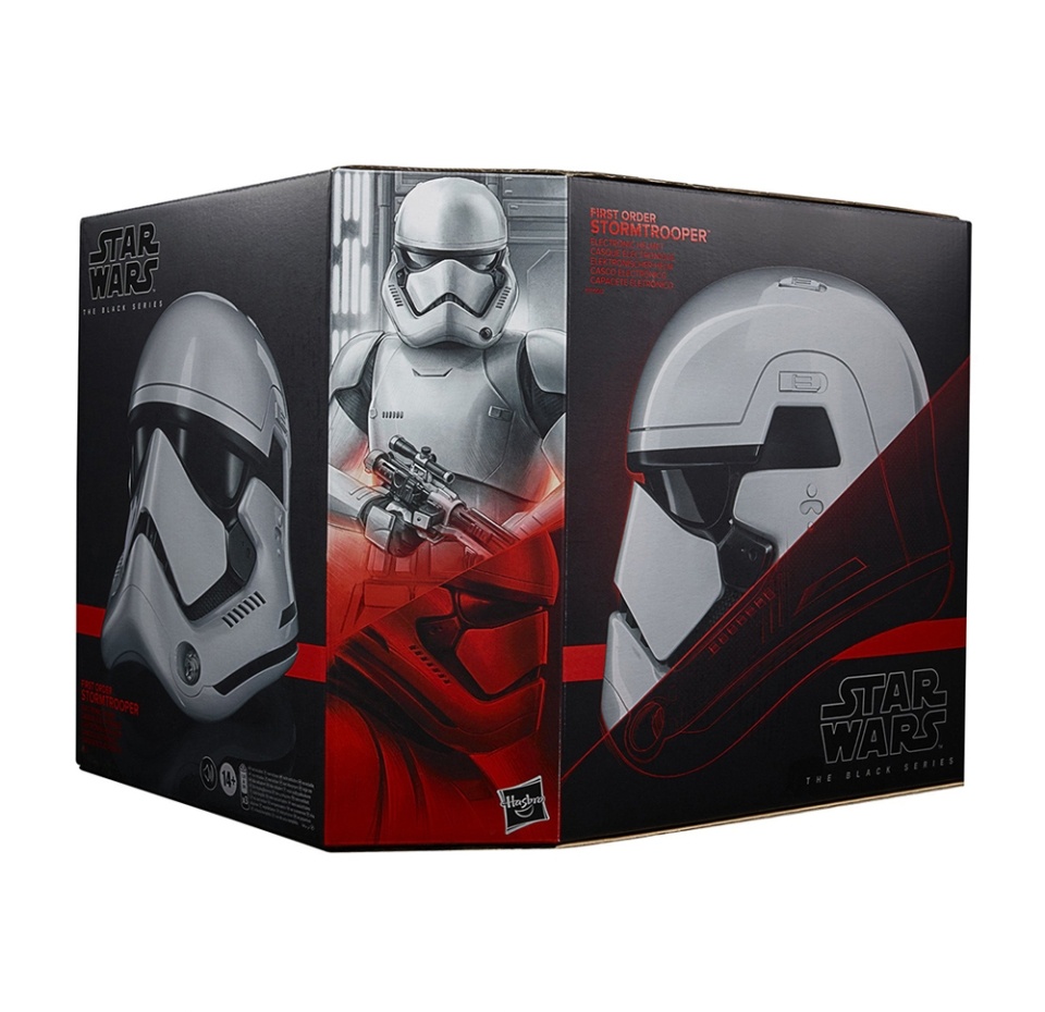 

Шлем (реплика) Star Wars Black Series First Order Stormtrooper Premium Electronic Helmet F0012