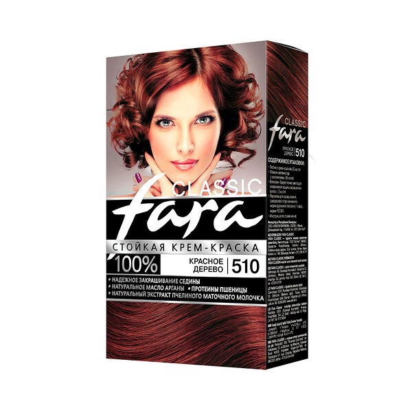 Крем-краска для волос Fara 510 красное дерево