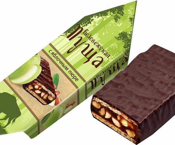 Конфеты Беловежская Пуща с яблочным пюре