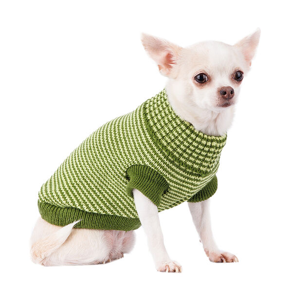 Свитер для собак 20см XS зеленый (унисекс)
