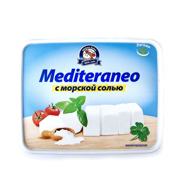Сыр MLEKARA SABAC Mediteraneo Брынза с морской солью 25% 250 г