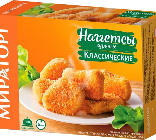 Наггетсы куриные Мираторг Классические, 300 г