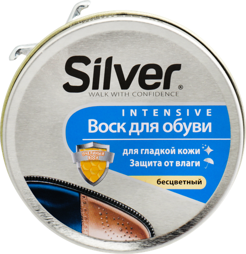 

Воск для обуви Silver бесцветный 50 мл