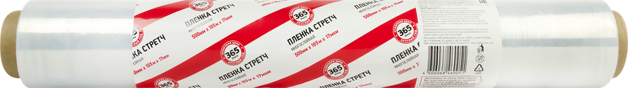 

Пленка стретч 365 ДНЕЙ 500мм Арт. БСП-250-70-20, 105м