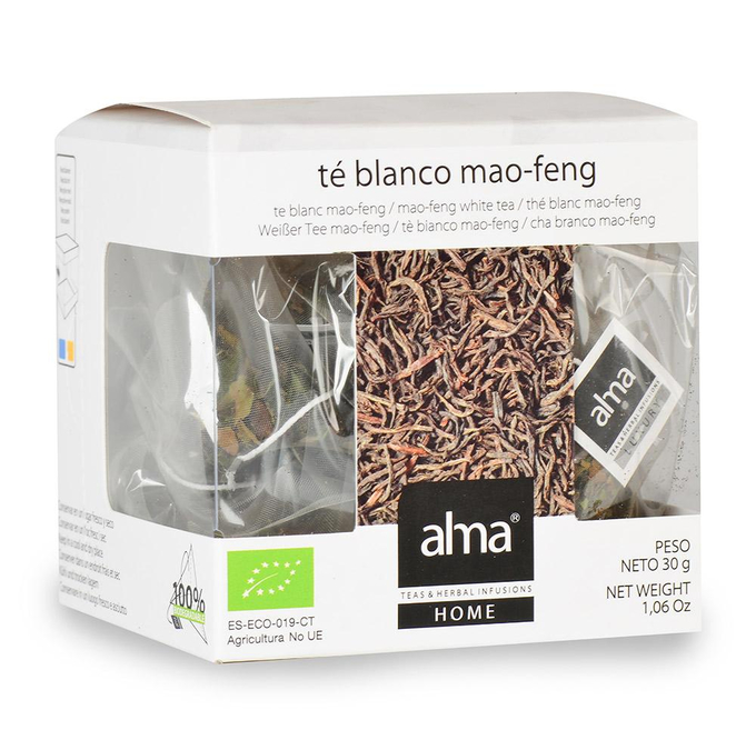 Чай белый Alma Home Organic Маофэн в пакетиках, 15 шт.