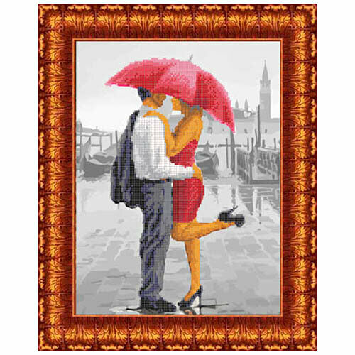 КБЛ-3040 Канва с рисунком для бисера 'Рандеву' А3