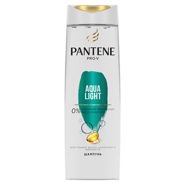 Шампунь PANTENE Pro-V Aqua Light легкий питательный, PANTENE - Шампунь для волос вес 400 мл 400мл