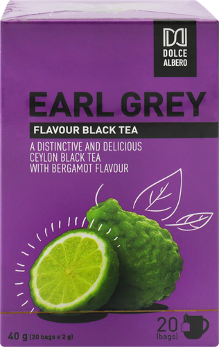 

Чай черный DOLCE ALBERO C ароматом бергамота, 20пак