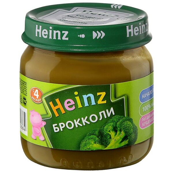 Пюре Heinz Брокколи с 4 месяцев