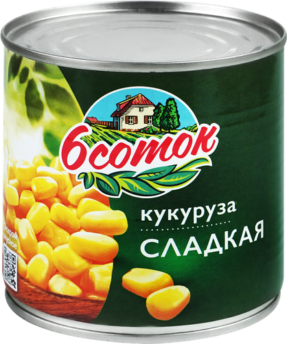 

Кукуруза сладкая 6 соток 340 г