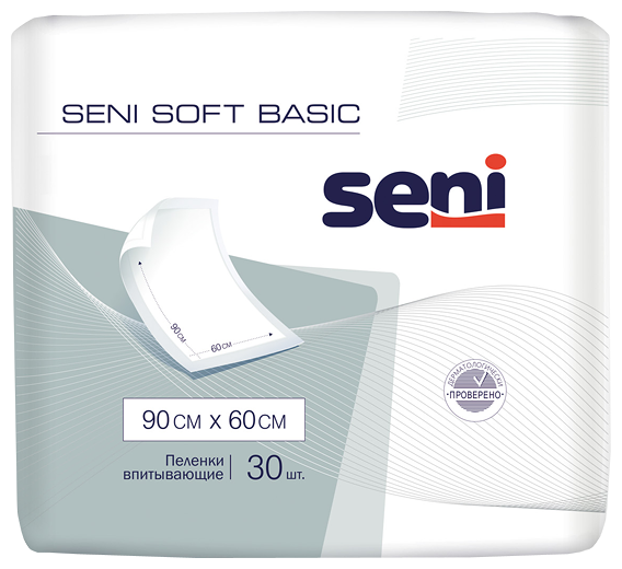 Пеленки Seni Soft Basic 90*60 см 30 шт