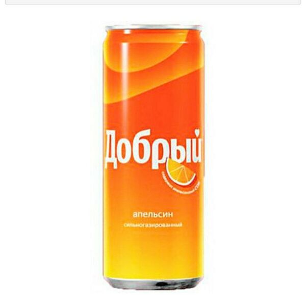 Напиток ДОБРЫЙ Апельсин сильногазированный
