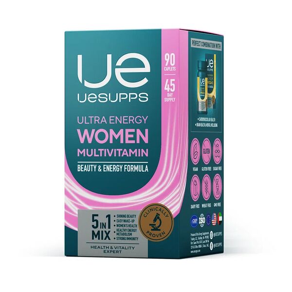 UESUPPS Ultra Energy Woman multivitamin таблетки 90 шт